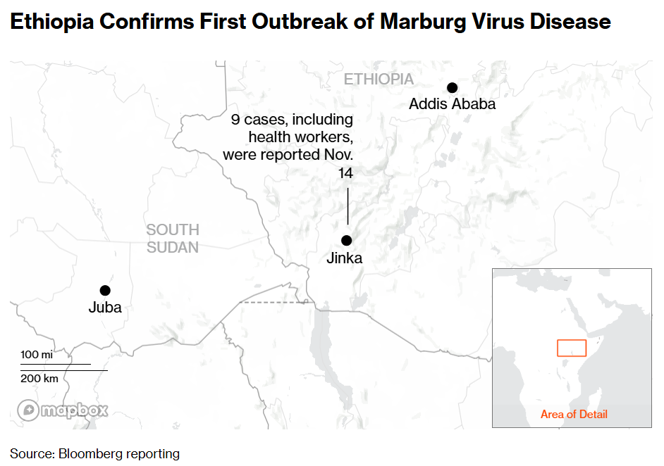 Ethiopia Confirms First Outbreak of Marbug Virus Disease